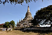 Old Bagan Myanmar. The Tabetkya stupa, Monument number 1588. 